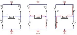 مدار سویچ فول بریج در آمپلی فایر کلاس D